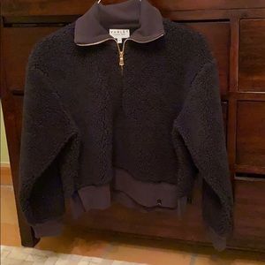 VARLEY Cropped teddy pullover